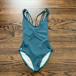 Teal Women's One Piece Swimsuit by De’lohana